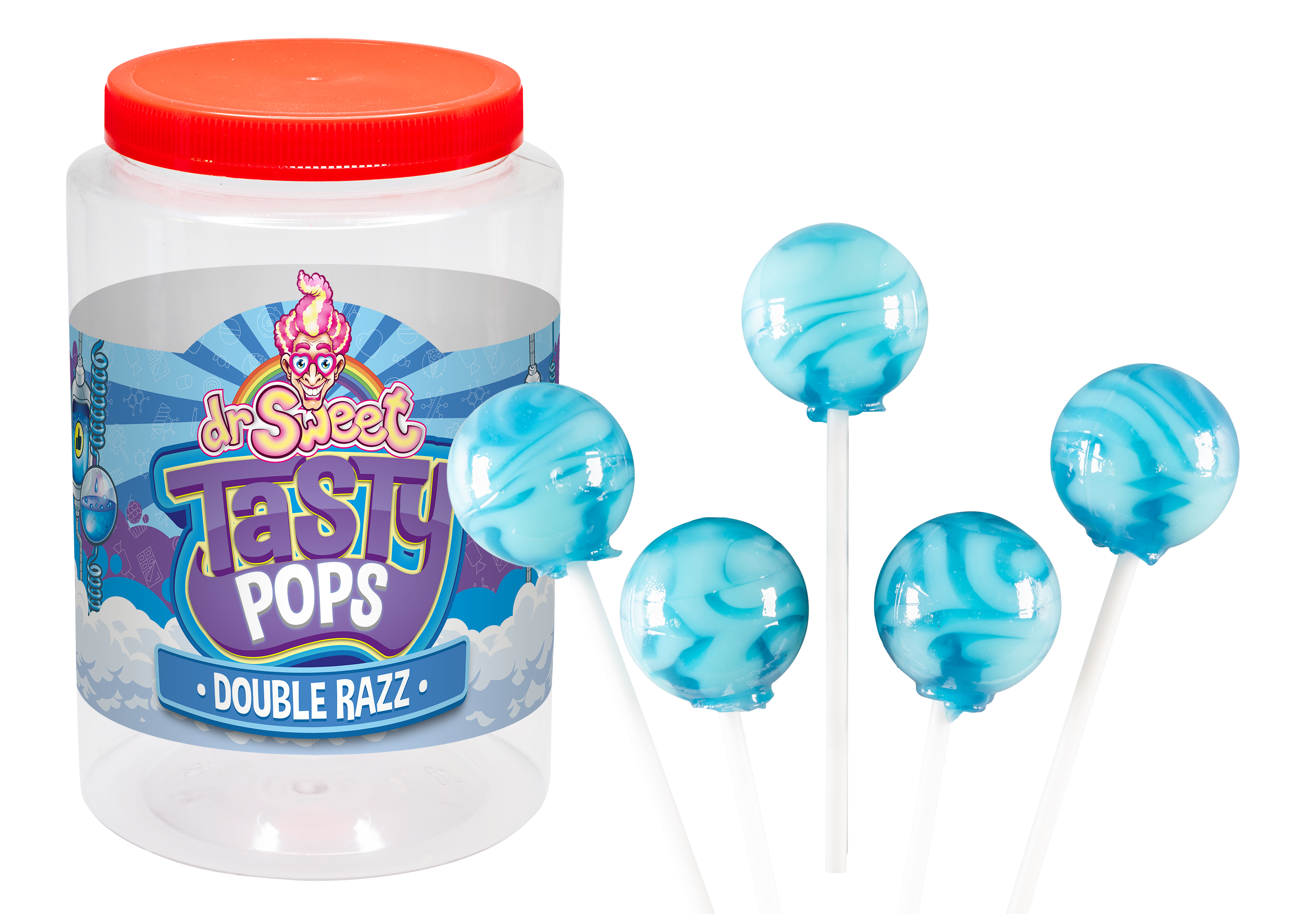 Dr. Sweet Tasty Pop Double Razz 28 gr.