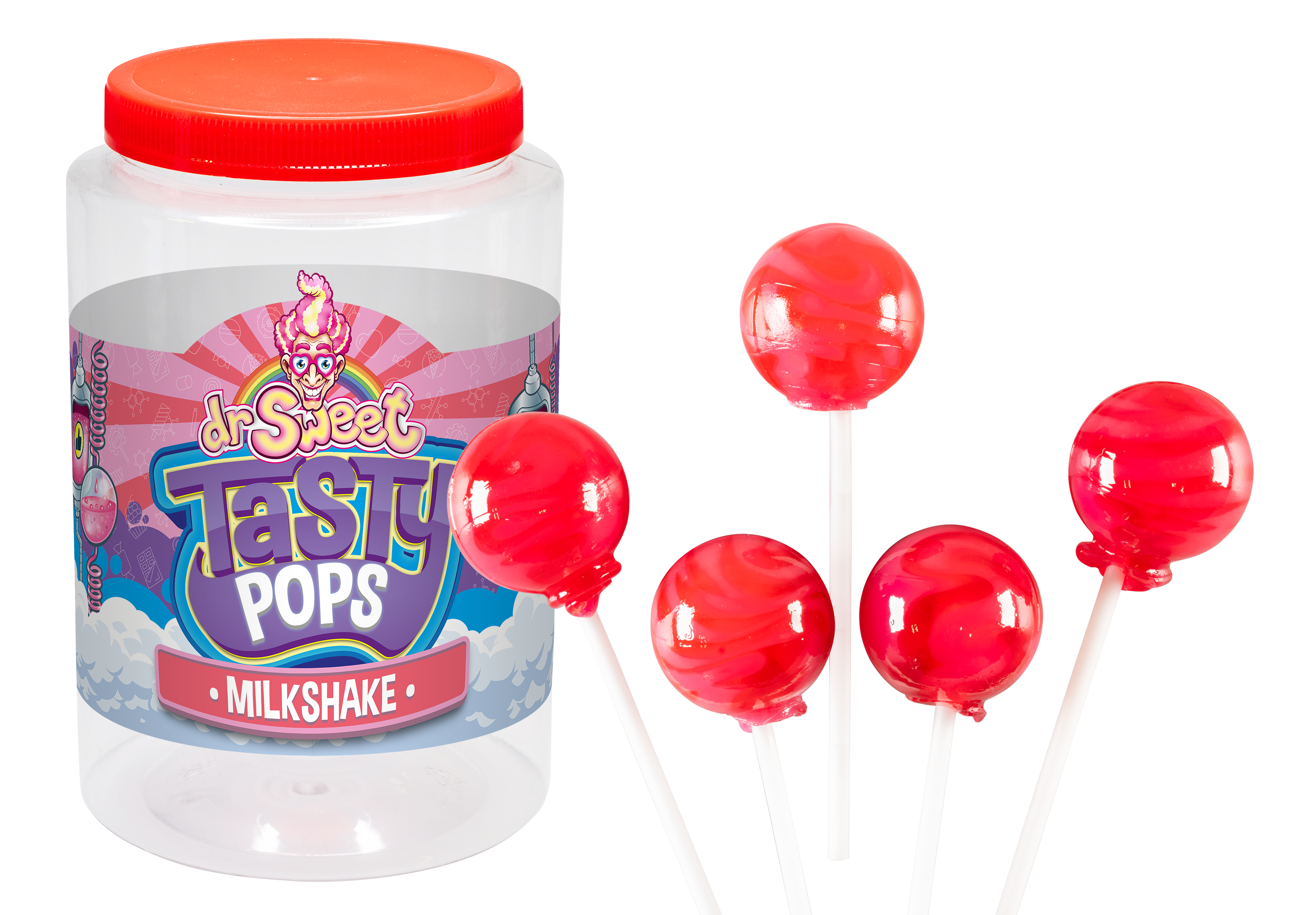 Dr. Sweet Tasty Pop Milkshake 70 pezzi
