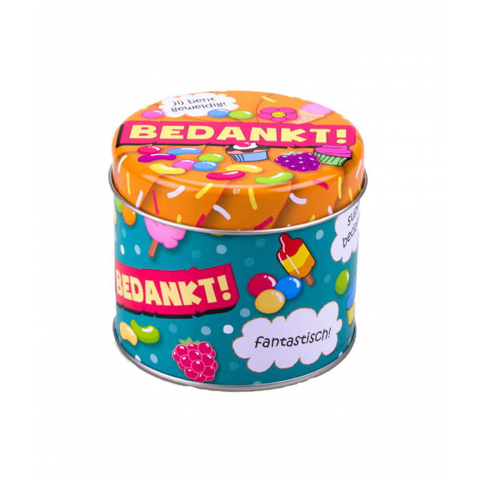 Scatolette di caramelle assortite - Grazie e 250 grammi