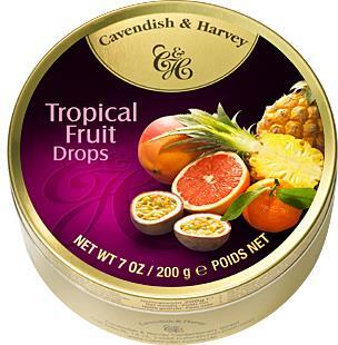 Caramelle alla frutta tropicale Cavendish Harvey 175g