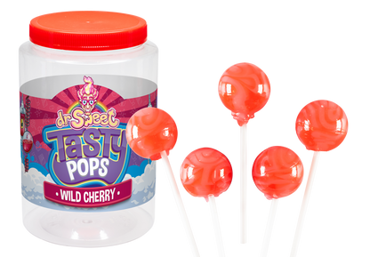 Dr. Sweet Tasty Pop Ciliegia Selvatica 70 pezzi