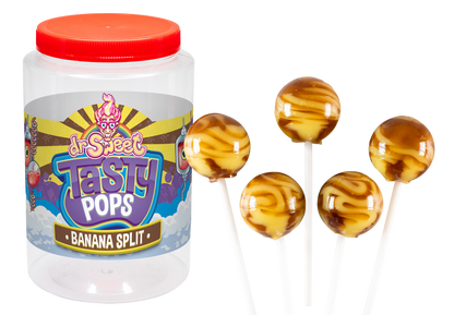 Dr. Sweet Tasty Pop Bananasplit 70 pezzi