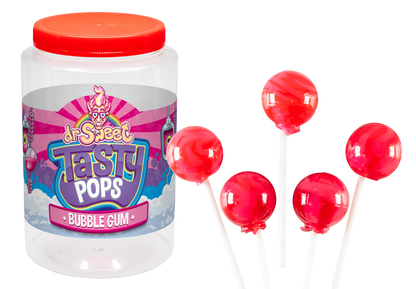 Dr. Sweet Tasty Pop Bubble Gum 70 pezzi