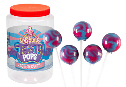Dr. Sweet Tasty Pop zucchero filato 70 pezzi