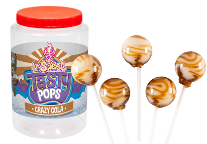 Dr. Sweet Tasty Pop Crazy Cola 70 pezzi