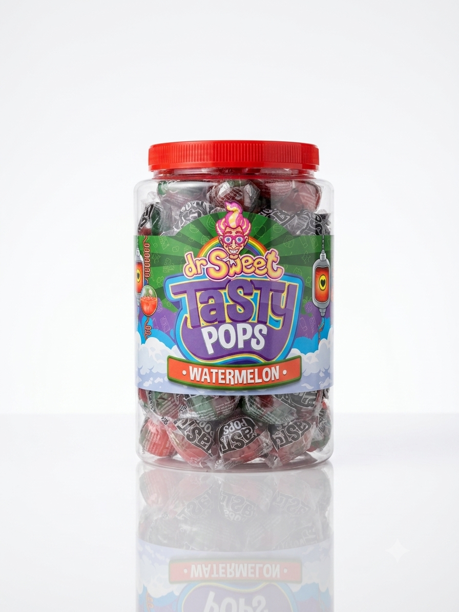 Dr. Sweet Tasty Pop Anguria 70 pezzi