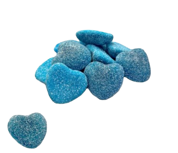 Dulce Plus Cuori blu ripieni aspri 250 gram
