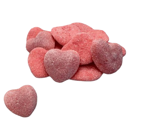 Dulce Plus Cuori rossi ripieni aspri 250 gram