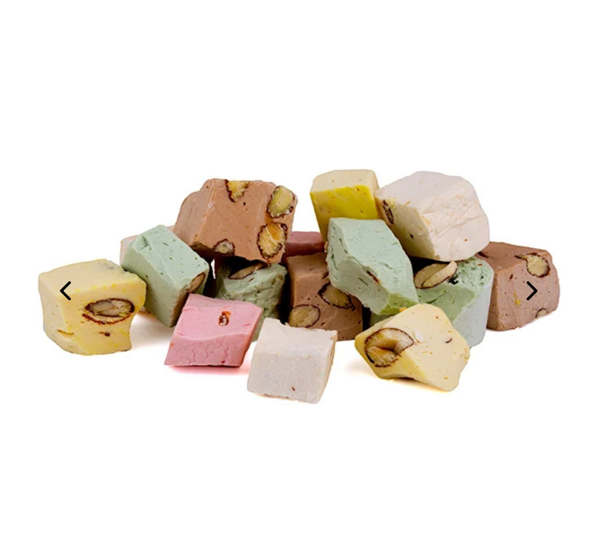 Torrone morbido 5 gusti 500 grammi