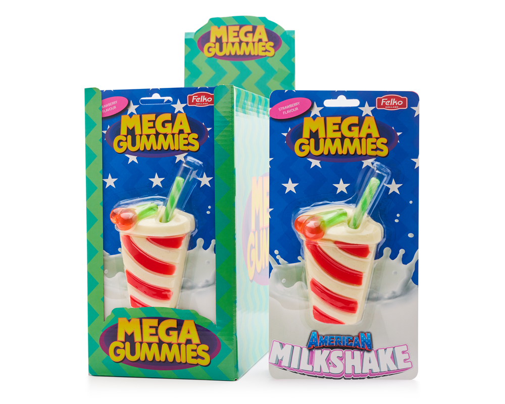 Mega Gummies Milkshake americano 120 grammi