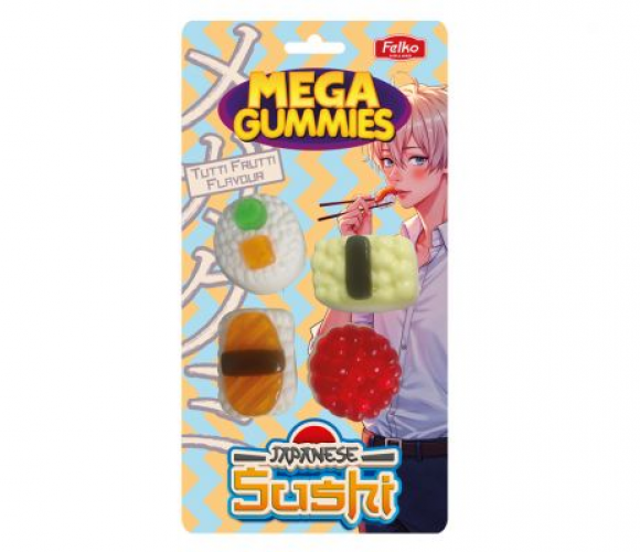 Mega Gummies Sushi giapponese 120 grammi