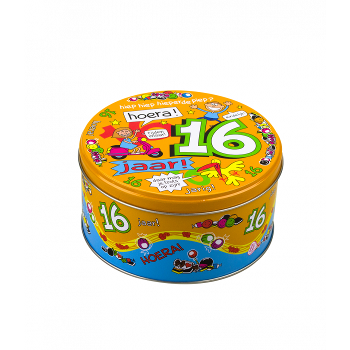 Scatola di caramelle assortite 16 anni e 500 gram
