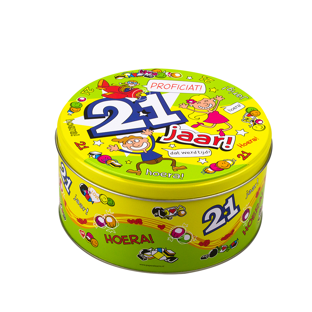 Scatola di caramelle assortite 21 anni da 500 grammi