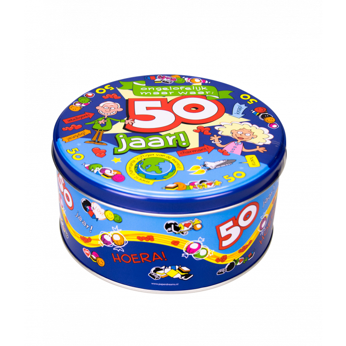 Scatola di Caramelle Ripiena 50 anni e 500 Gram