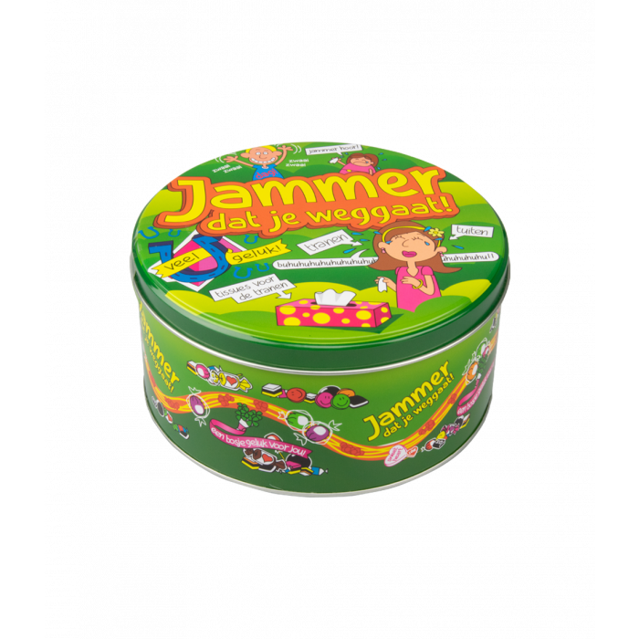 Scatola di caramelle assortite Mi dispiace che te ne vai e 500 gram