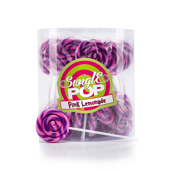 Swigle Pop Mini Pink Lemonade 50 pezzi