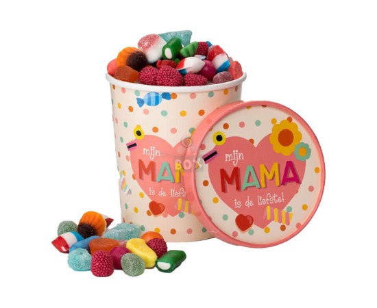 Secchiello di caramelle Mamma