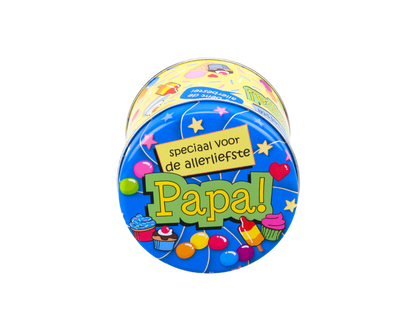 Scatolette di caramelle assortite Papà da 250 grammi