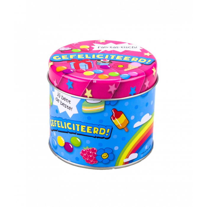 Scatolette di caramelle assortite - Congratulazioni e 250 Gram