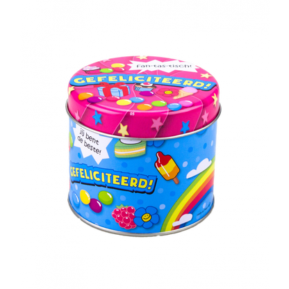 Scatolette di caramelle assortite - Congratulazioni e 250 Gram
